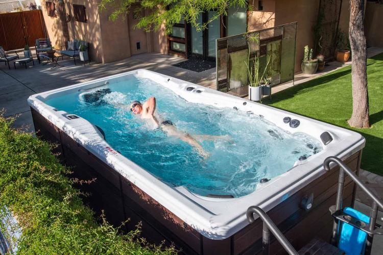 Swim Spa in action